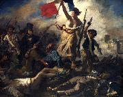 Eugene Delacroix Liberty Leading the People oil painting artist